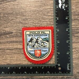 Polo by Ralph Lauren Red and Black Patch